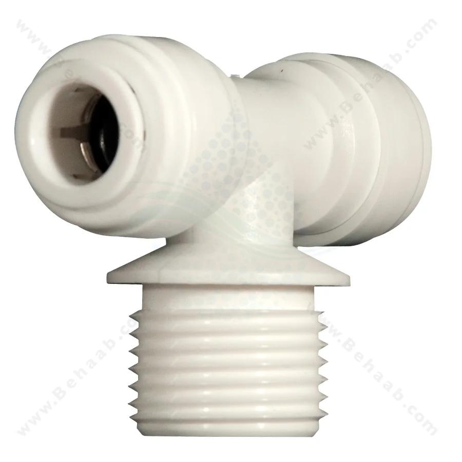 سه راه وسط رزوه دوطرف فیتینگ - اتصالات نیمه صنعتی