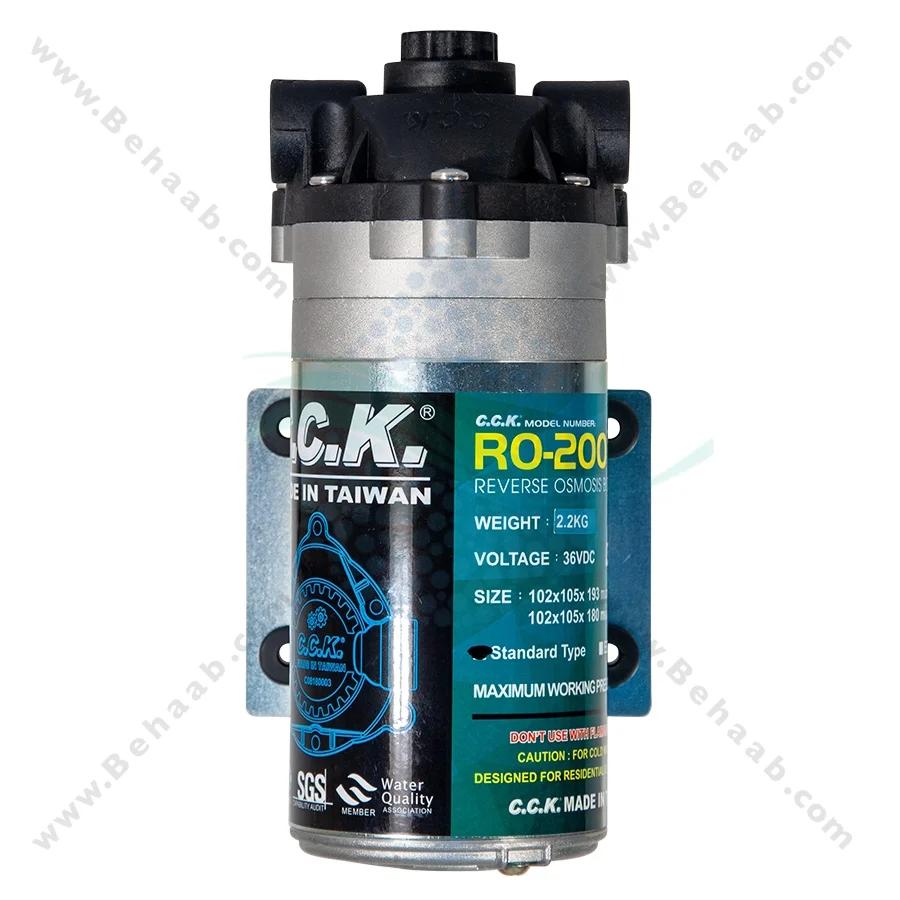 پمپ نیمه صنعتی 36 ولت سی سی کا تایوان مدل RO200 - قطعات تصفیه آب نیمه صنعتی